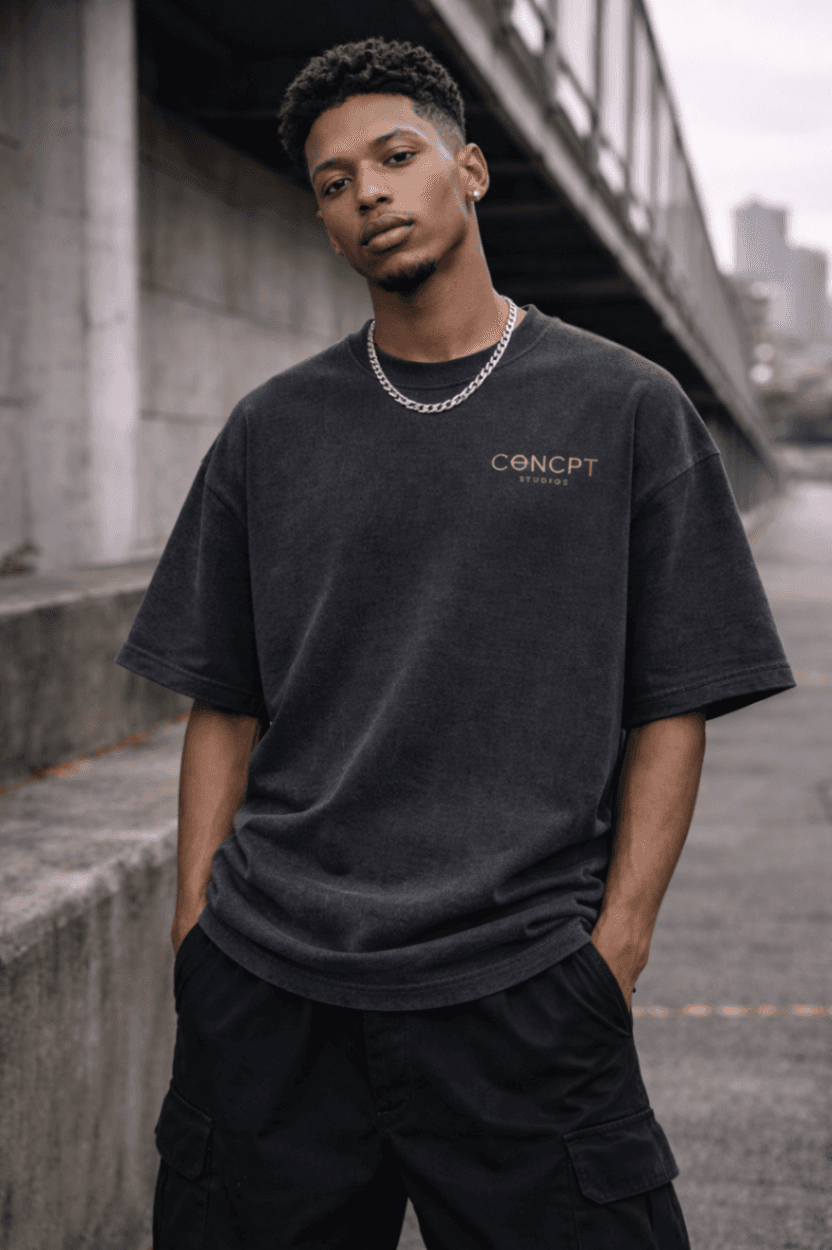 T-Shirt - Logo Beige Essentiel - 4