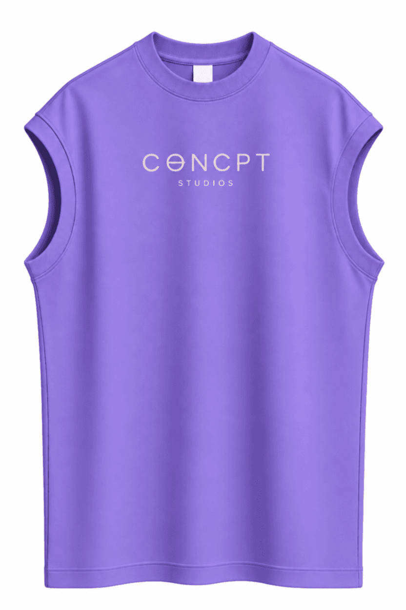 Sleeveless violet